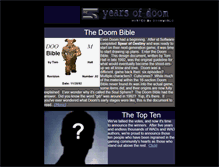 Tablet Screenshot of 5years.doomworld.com